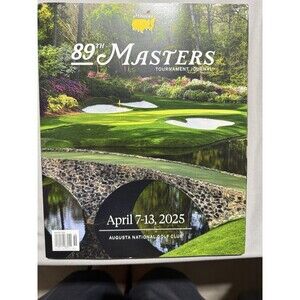 2025~89th Masters Tournament Journal April 7-13 2025 Augusta National Rory Win